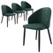 Leisuremod Paradiso Collection Modern Dining Seat in Green, 4PK PC50G4 - alternate 1