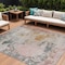 Homeroots 9' X 12' Pink Charcoal And Copper Abstract Washable Indoor Outdoor Area Rug 630805 - alternate 1