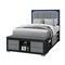 Global Furniture Usa Contemporary Emma Black/Grey Full Bed With Led And Usb EMMA-BLACK/GREY-FB W/ LED & USB - alternate 2