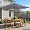 Villacera 9-Foot Outdoor Patio Umbrella, Gray 83-OUT5446 - alternate 5