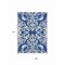 Homeroots 9' X 12' Navy Blue And Ivory Damask Washable Indoor Outdoor Area Rug 614447 - alternate 5