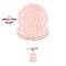 Smarty Had A Party 10.25" Pearl Pink Round Lotus Plastic Dinner Plates, 120PK 8850-PNK-CASE - alternate 3