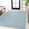 Jonathan Y Chevron Modern Concentric Squares Aqua/Light Gray 8 ft. x 10 ft. Indoor/Outdoor Area Rug SMB206A-8 - alternate 6