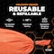 Xpose Safety Woven Polypropylene Sand Bags for Gravel - 14in x 26in 50 lb Limit, Orange, Pallet of 15,000 SBO-1426-FP15000-X - alternate 3