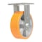 Vestil Polyurethane Rigid Caster 6 In. Diameter x 2 In. Width 1212 Lb. Capacity Orange/Silver CST-VE-6X2PUA-R - alternate 1