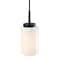 Westinghouse Shamus 1-Light Indoor Mini Pendant, Black, White Opal Glass 6135400 - alternate 4