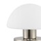 Jonathan Y Zoe 5.75" Modern Minimalist Iron Rechargeable Integrated Portable LED Table Lamp, Nickel/White JYL7113B - alternate 7