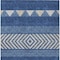 Homeroots 8' X 10' Navy Blue Ivory And Beige Southwestern Washable Indoor Outdoor Area Rug 613930 - alternate 5