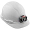 Klein Tools Hard Hat with Lamp, PC/ABS, 4-point Point Ratchet with Pivot, Type 1, Class E, White 60107RL - alternate 3