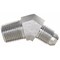 Gates Male JIC 37 Flare to Male Pipe NPTF - 45 SAE to SAE G60497-0408 - alternate 3