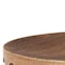 Homeroots Set of Two Natural Light Brown Round Wood Handmade Serving Trays 609085 - alternate 5