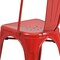 Flash Furniture Red Metal Indoor-Outdoor Stackable Chair CH-31230-RED-GG - alternate 7