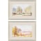 Homeroots Set Of Two Sunrise Serene Gold Framed Print Wall Art, 2PK 525110 - alternate 1