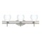 Besa Lighting Tay Tay Vanity, Opal Matte, Satin Nickel Finish, 3x5W LED 3SW-560507-LED-SN - alternate 1