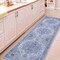 Jonathan Y Sersi Ornate Large Medallion Border Non-Slip Machine-Washable Blue Gray/Cream 2ft x 8ft Runner Rug WSH505F-28 - alternate 4