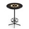 Holland Bar Stool Co 42" Black Boston Bruins Pub Table L216B4236BosBru - alternate 1
