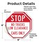 Signmission Stop No Trucks Low Clearance Cars O, 6 inch X 6 inch, Vinyl Decal, 2PK OC-D-2PACK-6-225 - alternate 3