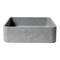 Alfi Brand 16in Solid Concrete Chiseled Style Square Above Mount Vessel Sink ABCO16S - alternate 5