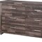 Homeroots 60" Dark Brown Solid and Manufactured Wood Six Drawer Double Dresser 485998 - alternate 4