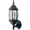 Home Impressions Black Incandescent Type A or B Outdoor Wall Light Fixture, 2PK IOL73TBK - alternate 1