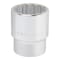 Vulcan Drive Socket, 35 mm Socket, 3/4 in Drive, 12-Point, Chrome Vanadium Steel, Chrome MT-SM6035 - alternate 1