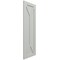 Ekena Millwork True Fit PVC San Carlos Mission Style Fixed Mount Shutters, Hailstorm Gray, 18W x 28H, PR TFP001SC18X028ST - alternate 5