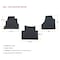 Mytee Products (2 Pack) Semi Truck Floor Mats Fits International Prostar (2011-2017) Models..., 2PK MAT-INTAT3P-2D1723x2 - alternate 4