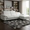 Homeroots White Italian Leather L Shaped Two Piece Sofa and Chaise Sectional 343951 - alternate 5