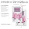 Signmission Fairy Floss, Vinyl Decals Only 24 Inch x 36 Inch, Vinyl Decal, 2PK DSB-2436-2PACK-Fairy Floss - alternate 2