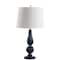 Jonathan Y Maddie 28" Glass/Metal LED Table Lamp, Navy JYL2072B - alternate 4