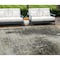 Homeroots 10' X 14' Taupe Beige And Olive Green Abstract Washable Indoor Outdoor Area Rug 587331 - alternate 1