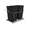 Rev-A-Shelf Steel; Plastic, Chrome, 11.81 in W, 19.25 in H, 22.25 in D RV-15KD-18C S - alternate 1