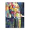 Homeroots Bright Elephant Unframed Print Wall Art 398893 - alternate 1