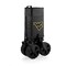 Picnic Time Family Of Brands NCAA West Virginia Mountaineers Adventure Wagon Elite All-Terrain Folding Beach Wagon 741-85-679-834-0 - alternate 3