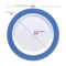 Smarty Had A Party White with Gold Spiral on Blue Rim Plastic Dinnerware Set (120 Dinner Plates+120 Salad Plates), 240PK 670BGVP-CASE - alternate 3