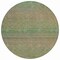 Homeroots 8' Fern Green Round Striped Washable Indoor Outdoor Area Rug 608809 - alternate 7