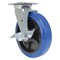 Vestil Elastic Rubber Swivel With Brake Caster 8 In. Diameter x 2 In. Width 770 lb Blue/Black CST-BB-8X2ER-SWB - alternate 6