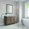 James Martin Vanities Portland 48'' S Vanity Whitewashed Walnut w/ Victorian Sil Silestone Top w/ Wireless Charger 620-V48-WW-FVSL - alternate 2