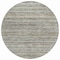 Homeroots 8' Pewter Round Striped Washable Indoor Outdoor Area Rug 607970 - alternate 3