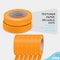 Enday Masking Tape, 1" x 60 Yards, Orange, 6PK 8140-6 - alternate 5