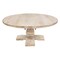 Homeroots 70" Brown Rounded Solid Wood Pedestal Base Dining Table 488691 - alternate 1