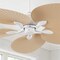 Jonathan Y Raffles 52" Bohemian Industrial Metal/Plastic Mobile-App/Remote-Controlled 6-Speed Palm Blade Ceilin JYL9719E - alternate 5