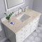 James Martin Vanities Brittany 48" Single Vanity in Bright White, w/ 3 CM Tajnar Eclos Top w/FreePower Wireless Charger 655-V48-BW-FTJR - alternate 4