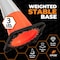 Xpose Safety Traffic Safety Cone, 18 in, PVC, 6 in Reflective Collar, DOT Approved, Orange, 48 pk OTC18-6-48-X - alternate 5