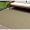 Homeroots 9' X 12' Green Geometric Indoor Outdoor Area Rug 573219 - alternate 6