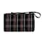 Picnic Time Family Of Brands Blanket Tote XL Outdoor Picnic Blanket, Black Tartan Pattern with Black Flap 920-00-177-000-0 - alternate 5