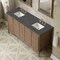James Martin Vanities Kinnsden 72" Double Vanity, Weathered Oak w/ 3 CM Parisien Bleu Silestone Top D680-V72-WTO-3PBL - alternate 6