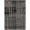 Homeroots 3' X 5' Black Ivory And Brown Striped Washable Indoor Outdoor Area Rug 597373 - alternate 5