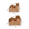 Happimess Havanah Southwestern Hand-Woven Hyacinth Slanted Pantry Baskets with Handles, Natural, 2PK BSK1007A-2SET - alternate 6