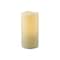 Homeroots 6" Ivory Flameless Indoor Outdoor Pillar Candle 485151 - alternate 4